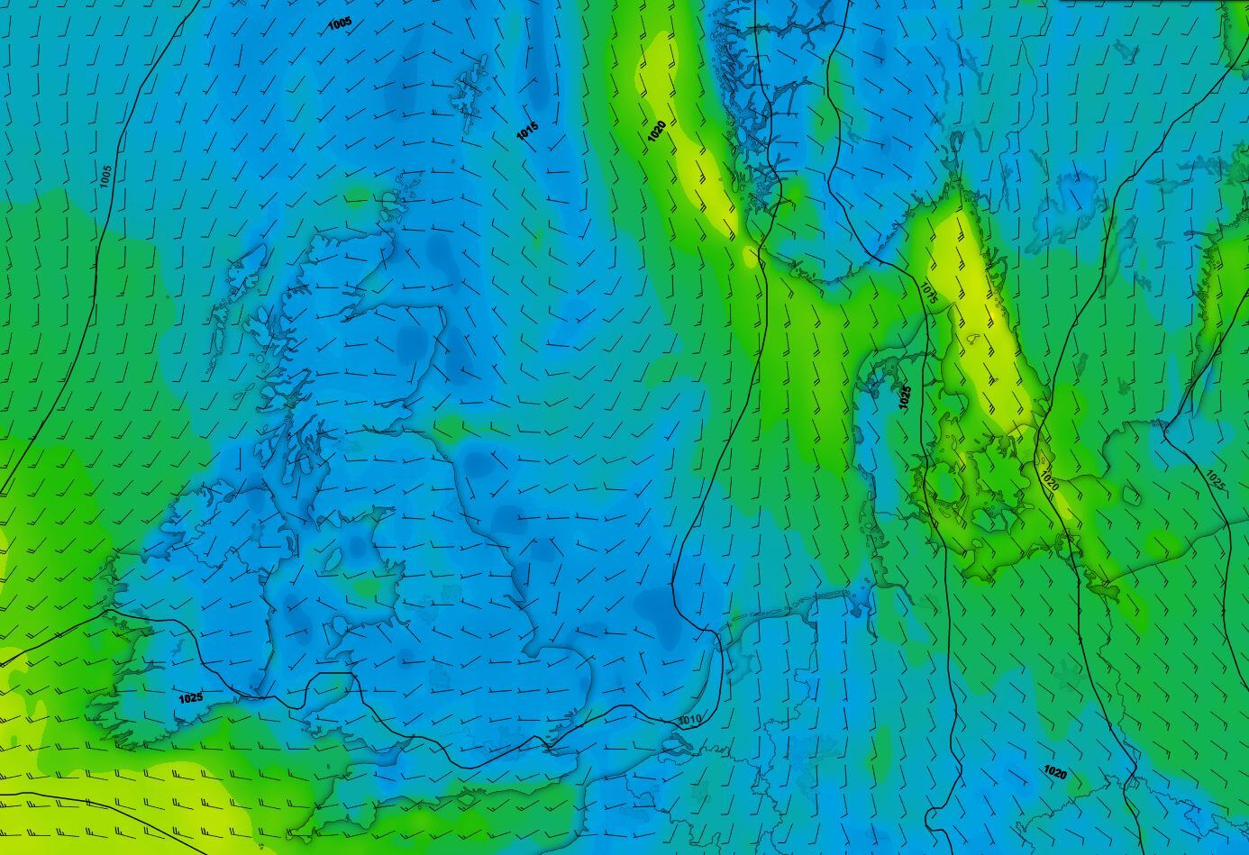 North Sea weather briefing week 19: An Atlantic low pressure influence ...