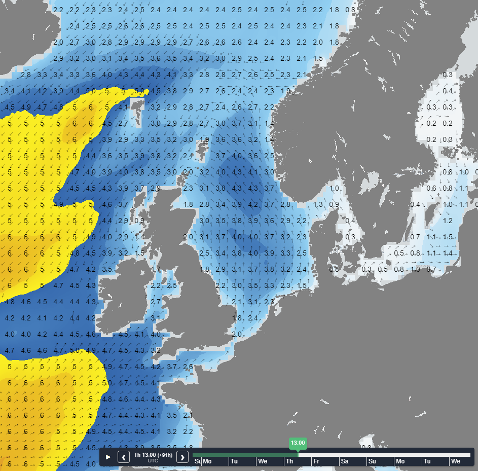 North Sea weather briefing week 11: Low-pressure systems dominate ...