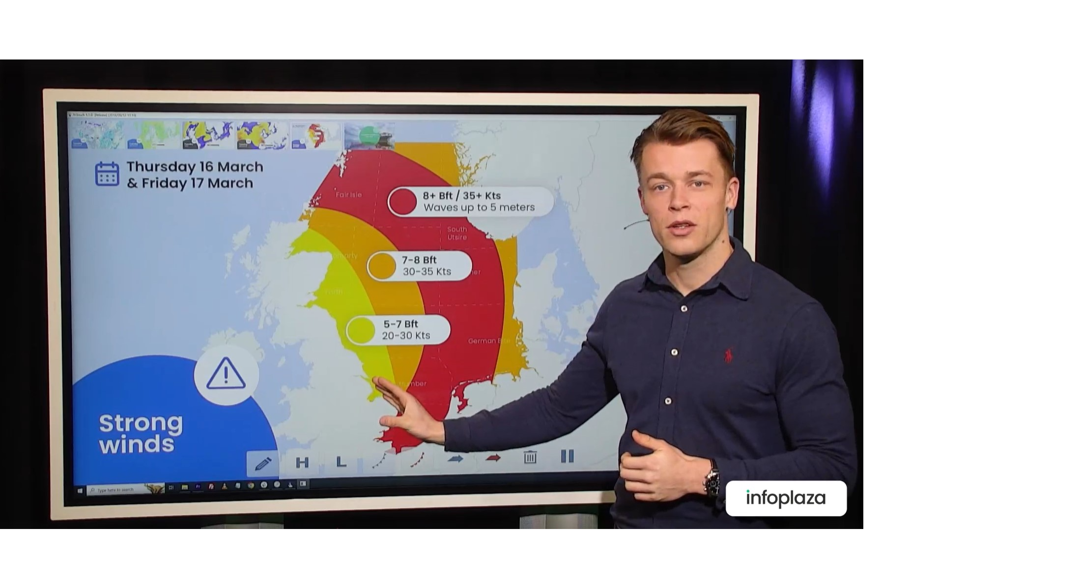 North Sea weather briefing week 11: Low-pressure systems dominate 